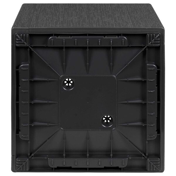 vidaXL Γλάστρα Κήπου Σκούρο Γκρί 36x36x35 εκ. PP