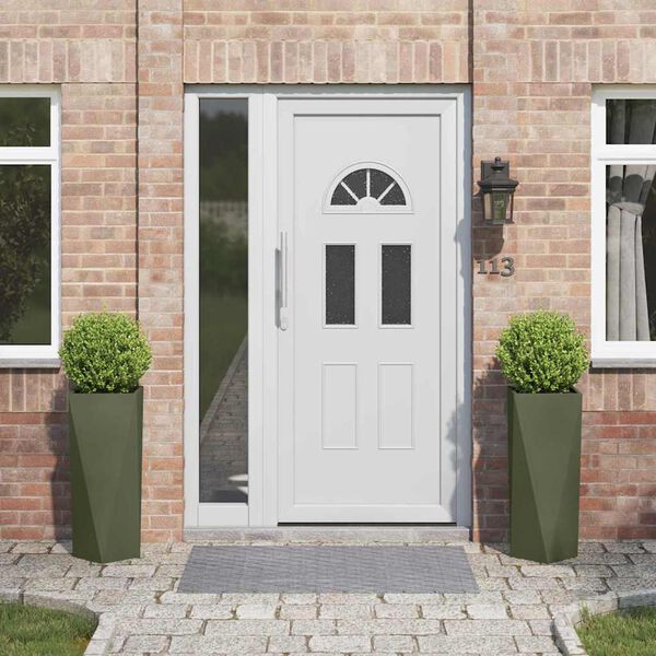 vidaXL &Gamma;&lambda;ά&sigma;&tau;&rho;&alpha; 2 pcs &Epsilon;&lambda;&iota;ά &Pi;&rho;ά&sigma;&iota;&nu;&eta; 30 x 30 x 75 &epsilon;&kappa; &Alpha;&tau;&sigma;ά&lambda;&iota;