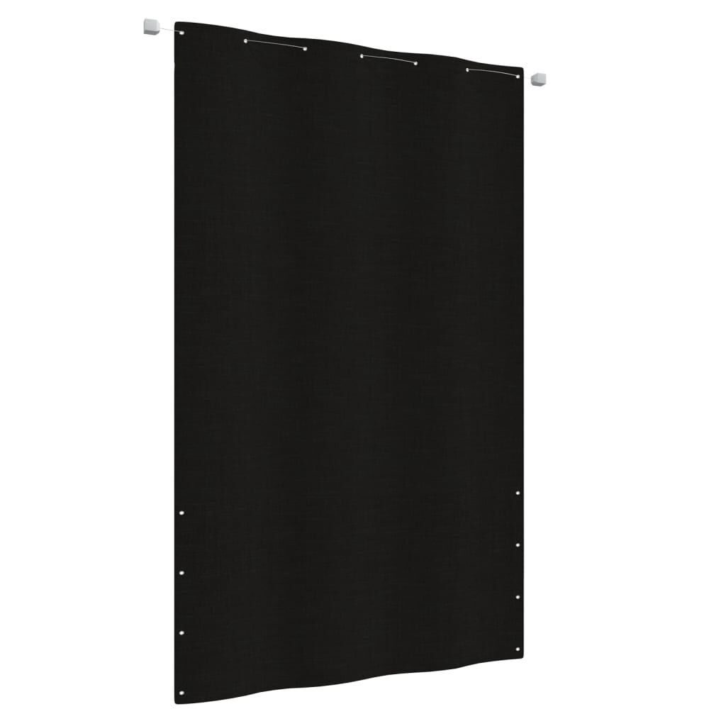 vidaXL Διαχωριστικό Βεράντας Μαύρο 140 x 240 εκ. Ύφασμα Oxford