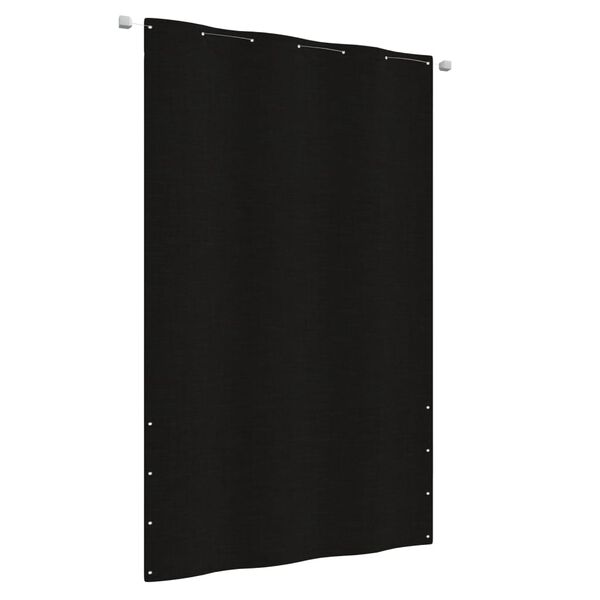 vidaXL Διαχωριστικό Βεράντας Μαύρο 140 x 240 εκ. Ύφασμα Oxford