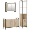 vidaXL &Sigma;&epsilon;&tau; &Nu;&tau;&omicron;&upsilon;&lambda;&alpha;&pi;&iota;ώ&nu; &Mu;&pi;ά&nu;&iota;&omicron;&upsilon; 3 &tau;&mu;&chi;. Sonoma &Delta;&rho;&upsilon;&sigmaf; 40 x 36 x 200,5 &epsilon;&kappa;