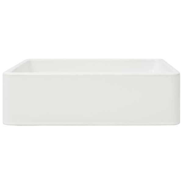 vidaXL Νιπτήρας Λευκός 41 x 30 x 12 εκ. Κεραμικός