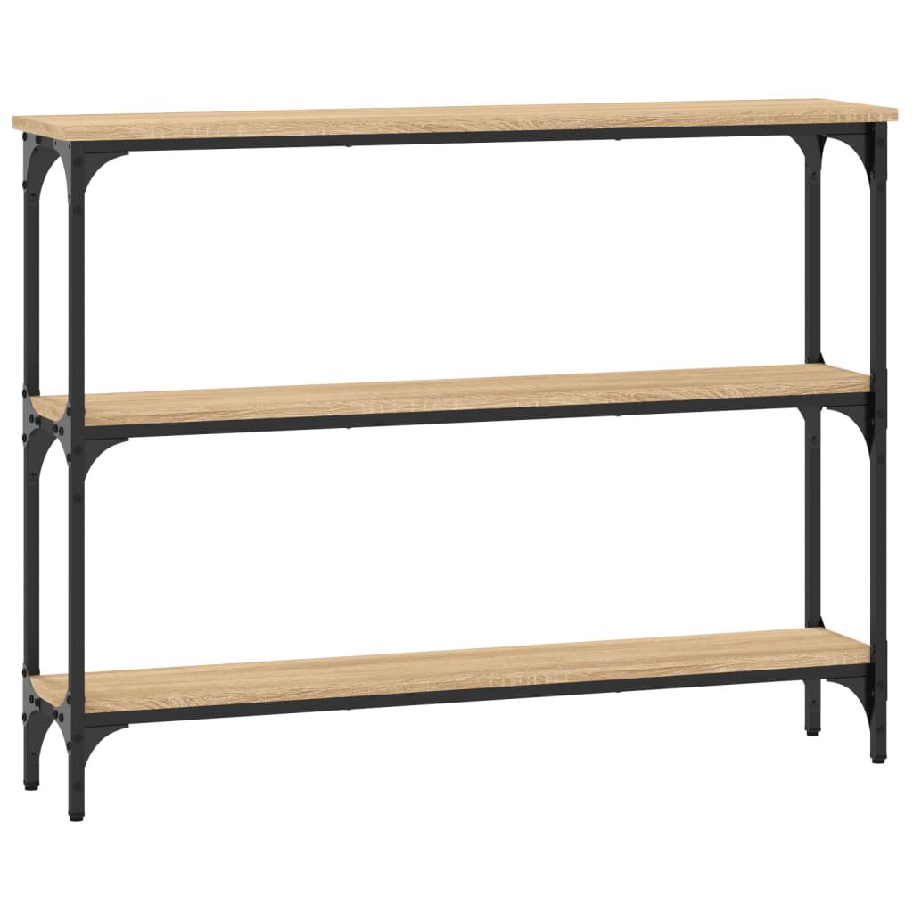 vidaXL Τραπέζι Κονσόλα Sonoma Δρυς 100x22,5x75 εκ. Επεξεργασμένο Ξύλο
