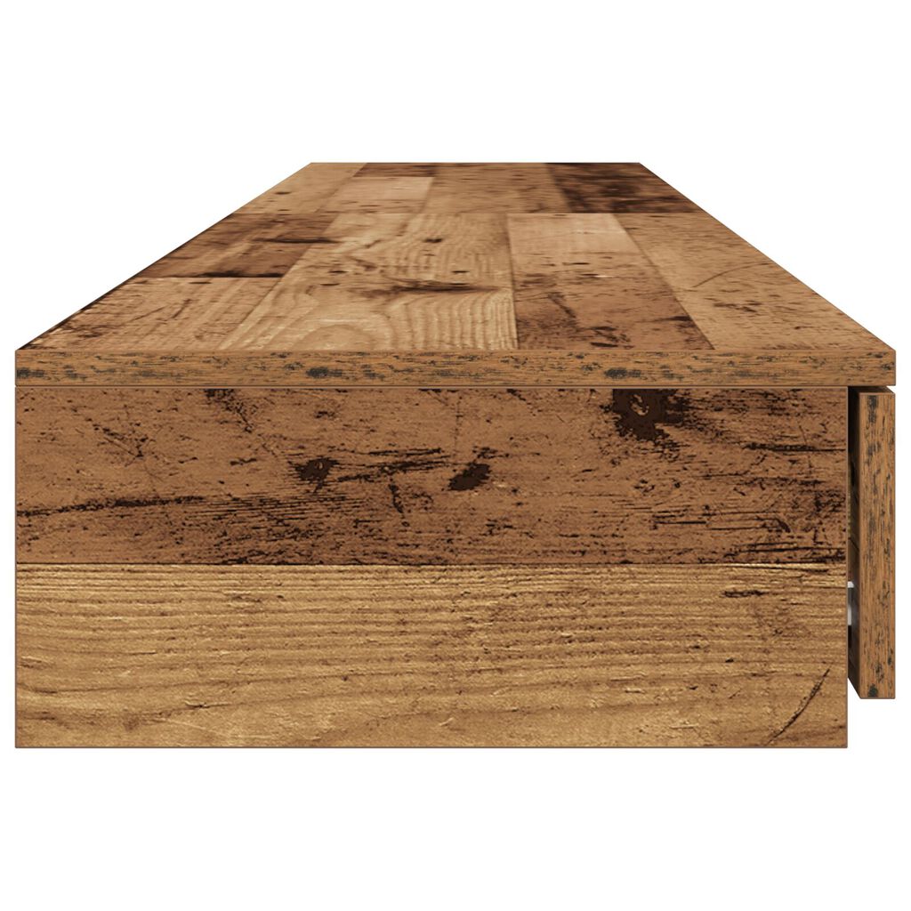 vidaXL Συρτάρια Κρεβατιού από Παλιό Ξύλο 180x36,5x16,5 εκ. Φτιαγμένα από Ξύλο