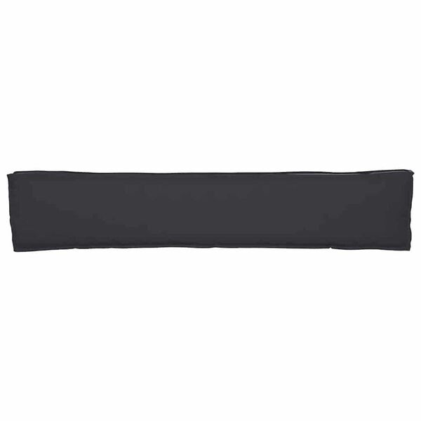 vidaXL Μαξιλάρι παλέτας Μαύρο 200 x 40 x 8 εκ. Ύφασμα Oxford