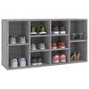 vidaXL Παπουτσοθήκη Γκρι Sonoma 103x30x55 εκ. από Επεξεργασμένο Ξύλο