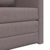 vidaXL Καναπές-Κρεβάτι Δαπέδου 2 σε 1 Taupe 112x174x55 εκ. Ύφασμα