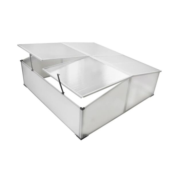 Χαμηλό Θερμοκήπιο 4 Πορτάκια 108x41x110 cm