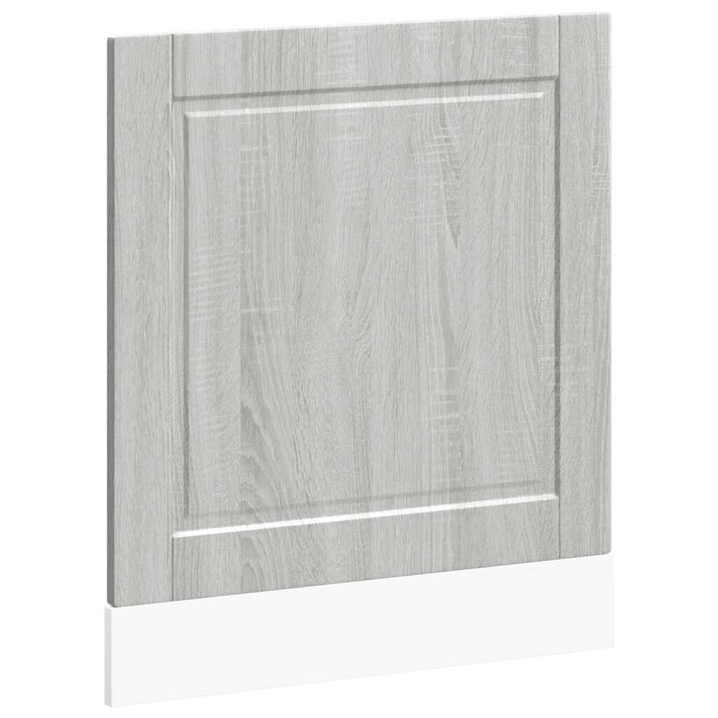vidaXL Πίνακας πλυντηρίου πιάτων Porto Γκρι Sonoma 60x1,5x67 εκ.