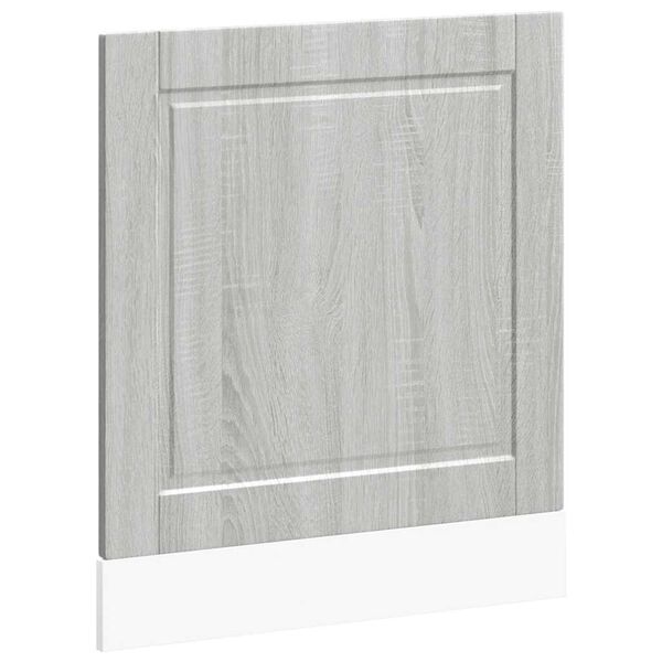 vidaXL Πίνακας πλυντηρίου πιάτων Porto Γκρι Sonoma 60x1,5x67 εκ.