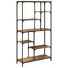 vidaXL &Rho;ά&phi;&iota; &Beta;&iota;&beta;&lambda;ί&omega;&nu; 5 &epsilon;&pi;ί&pi;&epsilon;&delta;&alpha; 99 x 35,5 x 176 cm &Epsilon;&pi;&epsilon;&xi;&epsilon;&rho;&gamma;&alpha;&sigma;&mu;έ&nu;&omicron; &Xi;ύ&lambda;&omicron;