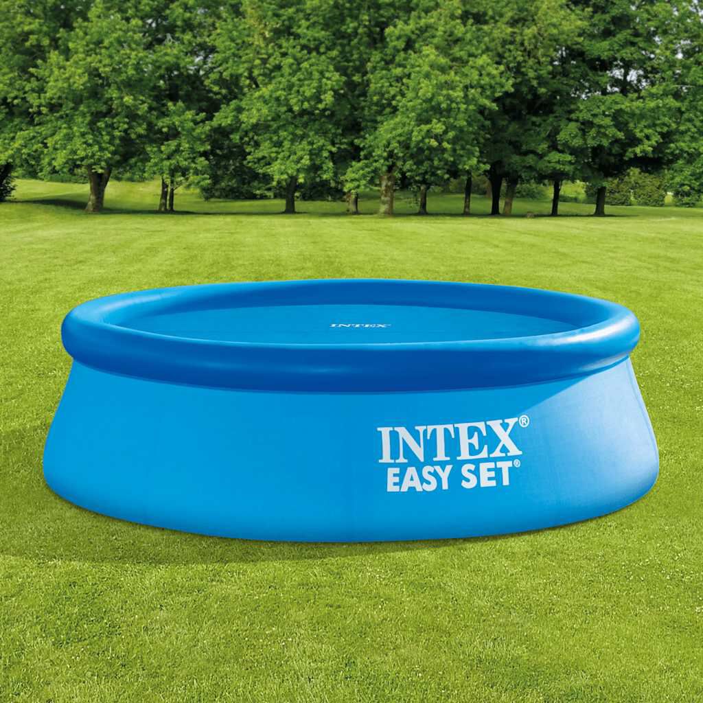 Intex Κάλυμμα Πισίνας Ηλιακό Μπλε 206 εκ. από Πολυαιθυλένιο