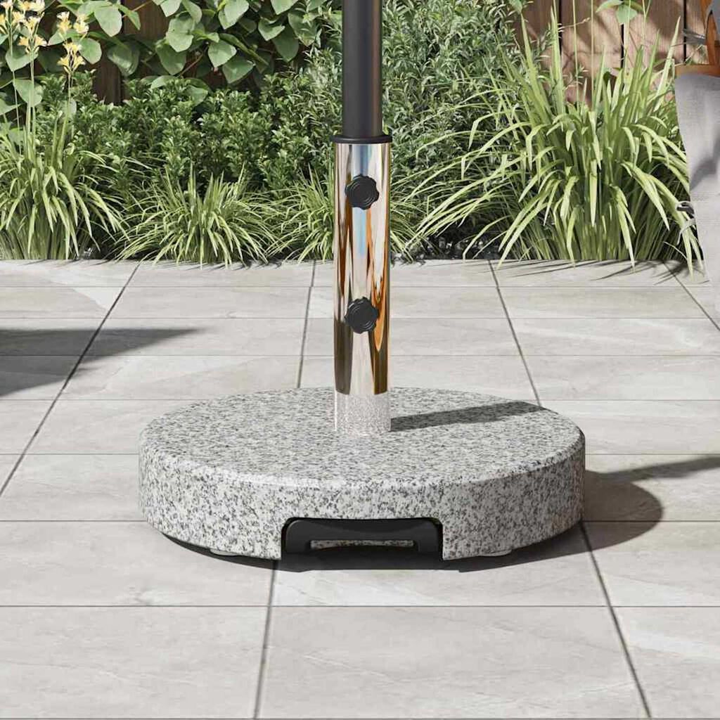 vidaXL Βάση ομπρέλας Γκρι 45 x 45 x 37.5 εκ. Γρανίτης