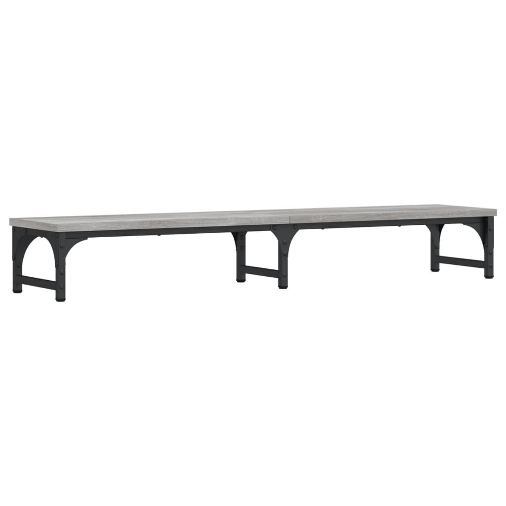 vidaXL Βάση Οθόνης Γκρι Sonoma 105x23x15,5 εκ. από Επεξεργασμένο Ξύλο