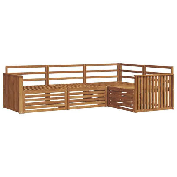 vidaXL &Sigma;&epsilon;&iota;&rho;ά &Kappa;&alpha;&nu;&alpha;&pi;έ &Epsilon;&xi;&omega;&tau;&epsilon;&rho;&iota;&kappa;&omicron;ύ 4 pcs &Phi;&upsilon;&sigma;&iota;&kappa;ό &Sigma;&tau;&epsilon;&rho;&epsilon;ό &Xi;ύ&lambda;&omicron; &Alpha;&kappa;&alpha;&kappa;ί&alpha;&sigmaf;