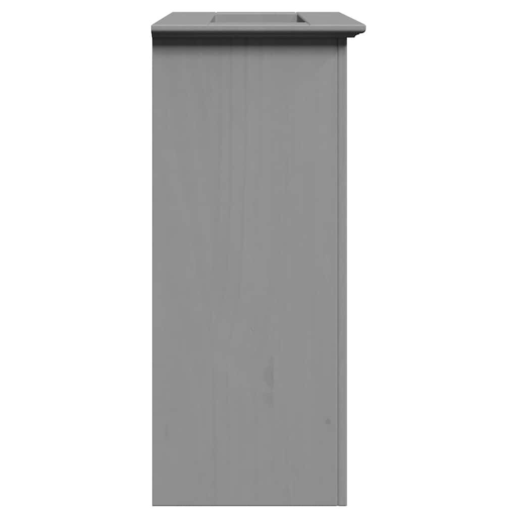 vidaXL Ντουλάπι νιπτήρα μπάνιου BODO Γκρι 70x35x80 cm