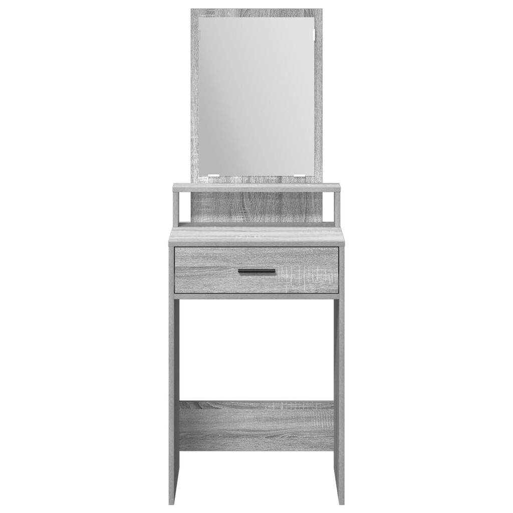 vidaXL Τουαλέτα με Συρτάρια Γκρι Σονομά 50x41x140 εκ.