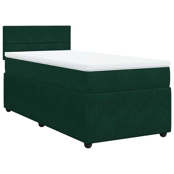 vidaXL &Kappa;&rho;&epsilon;&beta;ά&tau;&iota; Boxspring &mu;&epsilon; &Sigma;&tau;&rho;ώ&mu;&alpha; &Sigma;&kappa;&omicron;ύ&rho;&omicron; &Pi;&rho;ά&sigma;&iota;&nu;&omicron; 80x200 &epsilon;&kappa;. &Beta;&epsilon;&lambda;&omicron;ύ&delta;&iota;&nu;&omicron;