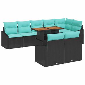 vidaXL &Sigma;έ&tau; &phi;&alpha;&gamma;&eta;&tau;&omicron;ύ &gamma;&iota;&alpha; &kappa;ή&pi;&omicron; &mu;&epsilon; &mu;&alpha;&xi;&iota;&lambda;ά&rho;&iota; 9 pcs &Mu;&alpha;ύ&rho;&omicron; &kappa;&alpha;&iota; &Gamma;&alpha;&lambda;&alpha;&zeta;&omicron;&pi;&rho;ά&sigma;&iota;&nu;&omicron;