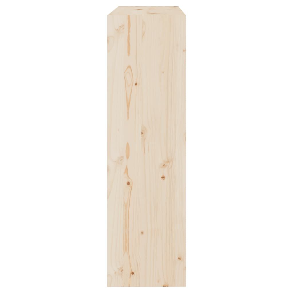 vidaXL Βιβλιοθήκη/Διαχωριστικό Χώρου 80x30x103,5 εκ. Μασίφ Ξύλο Πεύκου