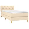 vidaXL &Kappa;&rho;&epsilon;&beta;ά&tau;&iota; Boxspring &mu;&epsilon; &Sigma;&tau;&rho;ώ&mu;&alpha; &Kappa;&rho;&epsilon;&mu; 90x190 &epsilon;&kappa;.&Upsilon;&phi;&alpha;&sigma;&mu;ά&tau;&iota;&nu;&omicron;