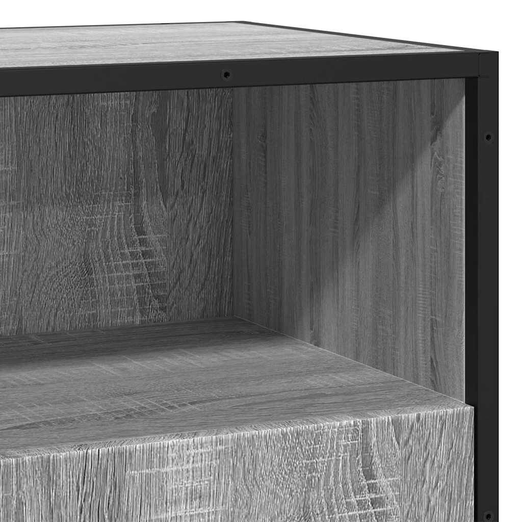 vidaXL Συρταριέρα Γκρι Sonoma 68x35x76 cm Ξύλινο μηχανουργικό ξύλο