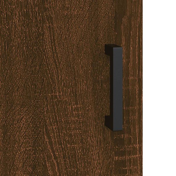 vidaXL Ντουλάπι Καφέ Δρυς 34,5 x 34 x 180 εκ. από Επεξεργασμένο Ξύλο