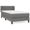 vidaXL &Kappa;&rho;&epsilon;&beta;ά&tau;&iota; Boxspring &mu;&epsilon; &Sigma;&tau;&rho;ώ&mu;&alpha; &Sigma;&kappa;&omicron;ύ&rho;&omicron; &Gamma;&kappa;&rho;&iota; 90x200 &epsilon;&kappa;. &Upsilon;&phi;&alpha;&sigma;&mu;ά&tau;&iota;&nu;&omicron;