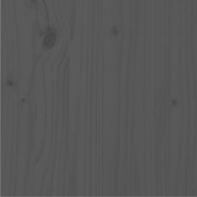 vidaXL Πλαίσιο Κρεβατιού Γκρι 140 x 200 εκ. από Μασίφ Ξύλο Πεύκου