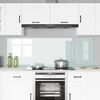 vidaXL Πίσω Πάνελ Κουζίνας Λευκό 90 x 60 cm σκληρυμένο γυαλί
