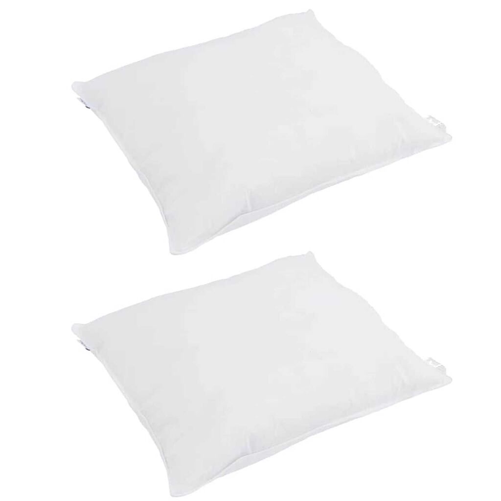 vidaXL Πάπλωμα με μαξιλάρι 3 pcs Λευκό Πούπουλο