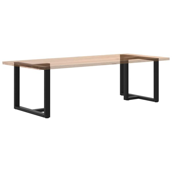 vidaXL Πόδια Τραπεζαρίας σε Σχήμα Τ, 2 τεμ. Μαύρο 90x35x(72-73) εκ. Ατσάλι