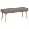 vidaXL &Pi;ά&gamma;&kappa;&omicron;&sigmaf; &mu;&epsilon; &Kappa;&alpha;&nu;&alpha;&lambda;&epsilon;ύ&mu;&alpha;&tau;&alpha; Taupe 110 x 40 x 46 cm Ύ&phi;&alpha;&sigma;&mu;&alpha;