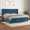 vidaXL &Kappa;&rho;&epsilon;&beta;ά&tau;&iota; Boxspring &mu;&epsilon; &Sigma;&tau;&rho;ώ&mu;&alpha; &Sigma;&kappa;&omicron;ύ&rho;&omicron; &Mu;&pi;&lambda;&epsilon; 200x200 &epsilon;&kappa;. &Beta;&epsilon;&lambda;&omicron;ύ&delta;&iota;&nu;&omicron;