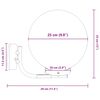 vidaXL Εξωτερικά Φωτιστικά Τοίχου 2 pcs Ασημί 29 x 25 x 33 εκ.