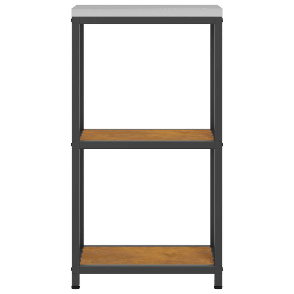 vidaXL Ράφι Αποθήκευσης Κουζίνας Ανθρακί 60 x 50 x 92 εκ. Ατσάλι