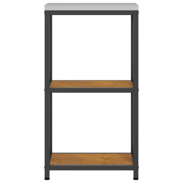 vidaXL Ράφι Αποθήκευσης Κουζίνας Ανθρακί 60 x 50 x 92 εκ. Ατσάλι