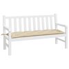 vidaXL Μαξιλάρι Πάγκου Κήπου Μπεζ 150x50x7 εκ. Ύφασμα Oxford