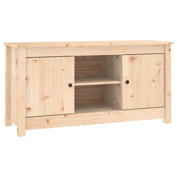 vidaXL Έπιπλο Τηλεόρασης 103 x 36,5 x 52 εκ. από Μασίφ Ξύλο Πεύκου