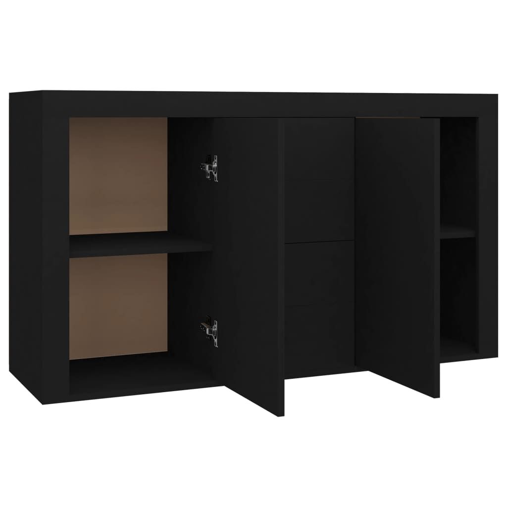 vidaXL Μπουφές Μαύρος 120 x 36 x 69 εκ. από Επεξ. Ξύλο