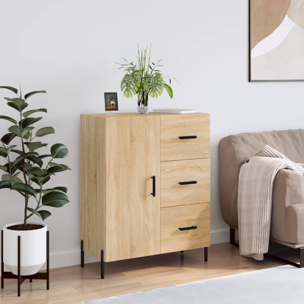 vidaXL Ντουλάπι Sonoma Δρυς 69,5 x 34 x 90 εκ. από Επεξεργασμένο Ξύλο