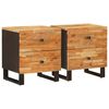 vidaXL &Kappa;&omicron;&mu;&omicron;&delta;ί&nu;&omicron; 2 &tau;&epsilon;&mu;. &Kappa;&alpha;&phi;έ 40 x 33 x 46 &epsilon;&kappa;. &Sigma;&tau;&epsilon;&rho;&epsilon;ό &xi;ύ&lambda;&omicron; &mu;ά&nu;&gamma;&kappa;&omicron;