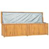 vidaXL Μπαούλο Κήπου 200 x 50 x 55 εκ. από Μασίφ Ξύλο Teak