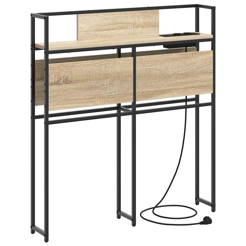 vidaXL Κεφαλάρι Αποθήκης Sonoma Δρυς 75 cm Επεξεργασμένο ξύλο
