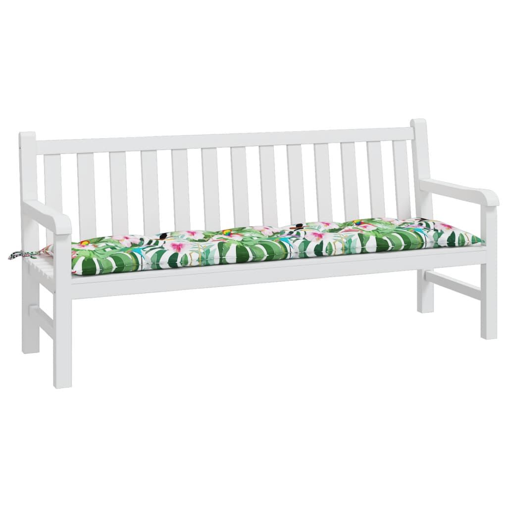 vidaXL Μαξιλάρι Πάγκου Κήπου Πολύχρωμο 180x50x7 εκ. Ύφασμα Oxford