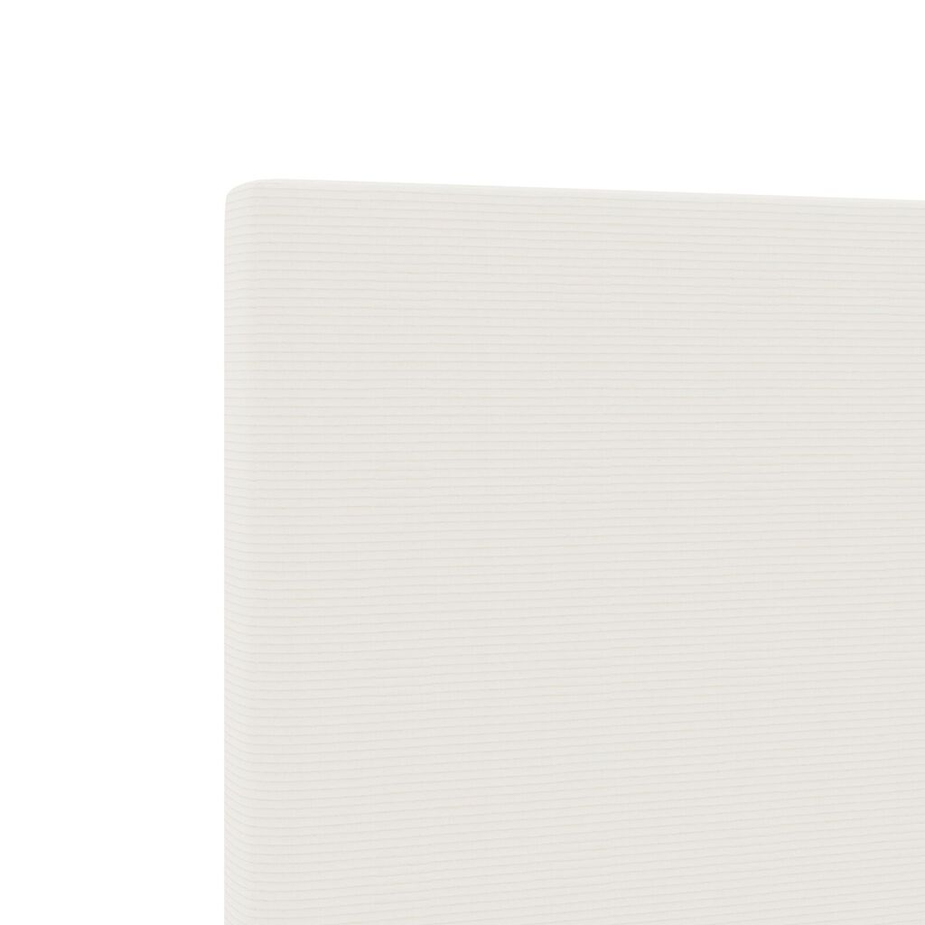 vidaXL LED Κεφαλαριά Απλή Σχεδίαση Κρεμ 100 εκ Κορντούρα