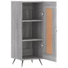 vidaXL Ντουλάπι Γκρι Sonoma 34,5x34x90 εκ. από Επεξεργασμένο Ξύλο