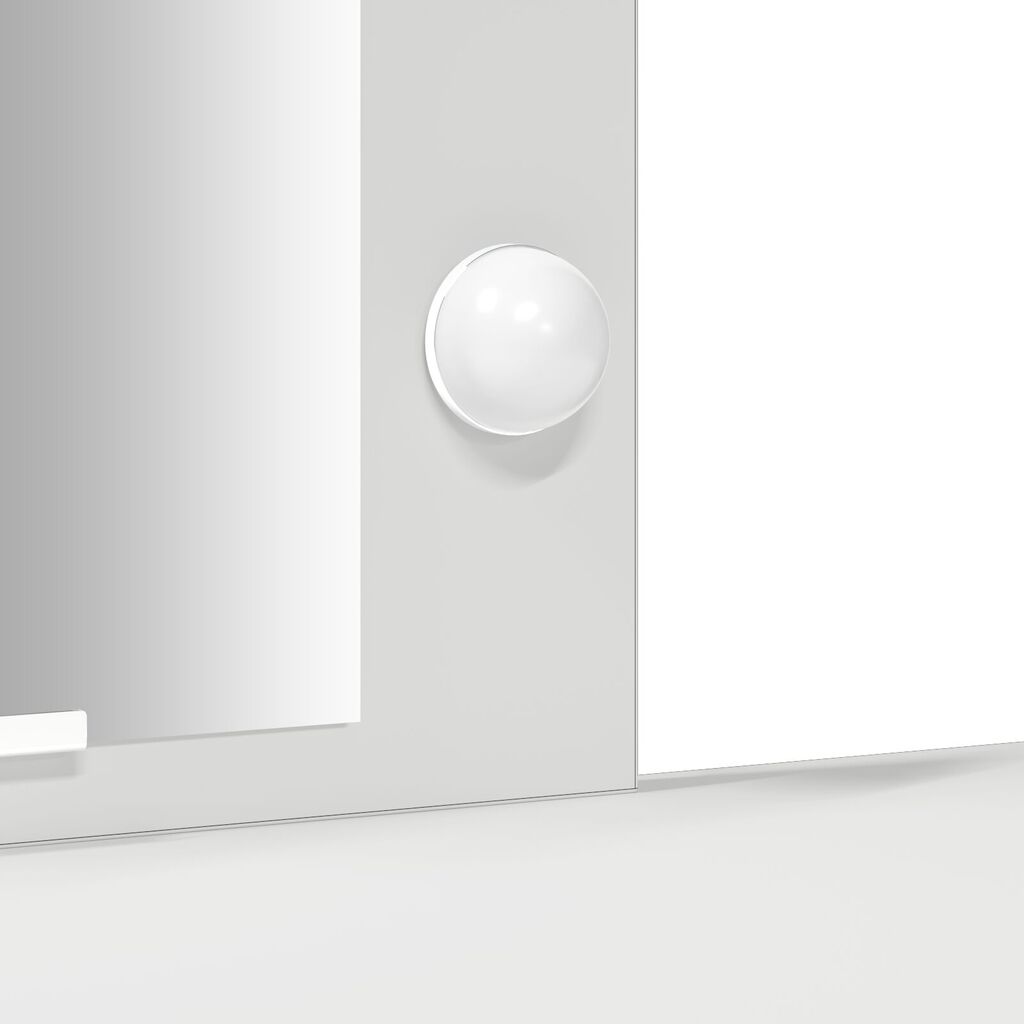vidaXL Τραπέζι Μακιγιάζ με LED Φώτα Λευκό 102x33x135 εκ.