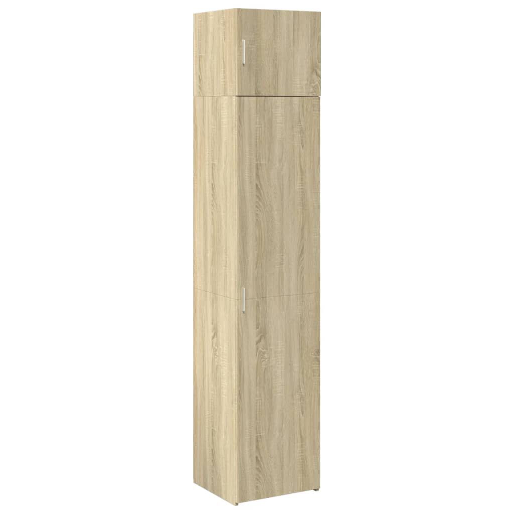 vidaXL Ντουλάπι Αποθήκευσης Στενό Δρυς 45x42,5x225 εκ. Επεξεργ. Ξύλο