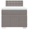 vidaXL &Kappa;&rho;&epsilon;&beta;ά&tau;&iota; Boxspring &mu;&epsilon; &Sigma;&tau;&rho;ώ&mu;&alpha; Taupe 80x200 &epsilon;&kappa;. &Upsilon;&phi;&alpha;&sigma;&mu;ά&tau;&iota;&nu;&omicron;